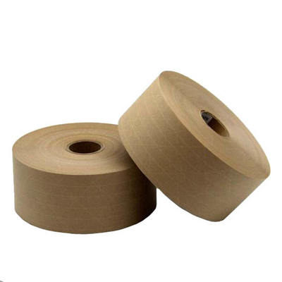 A água molhada reforçada amigável da fita do papel de embalagem de Eco ativou fita de papel gomada