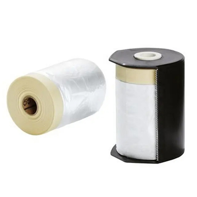 Os pintores do PE gravaram pre o Masker descartável dobrado filme de máscara da mão da proteção para a pintura