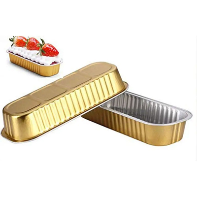 200ml Mini Loaf Aluminium Takeaway Box que coze grandes recipientes da folha
