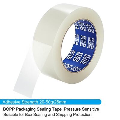Adhesive Strength 20-50g25mm BOPP Packaging Sealing Tape Pressure Sensitive Suitable for Box Sealing and Shipping Protection