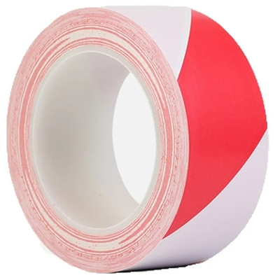 Segurança resistente branca vermelha da fita do assoalho da cor dobro da fita da marcação do assoalho do vinil do PVC