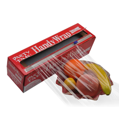 O PE manual anti-bacteriano adere-se pacote do alimento do rolo da película de plástico do alimento