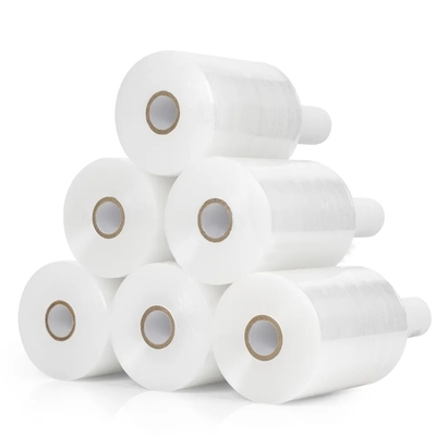 Rolo de filme do envoltório do estiramento de Mini Handheld LLDPE com o distribuidor de papel expandido do núcleo