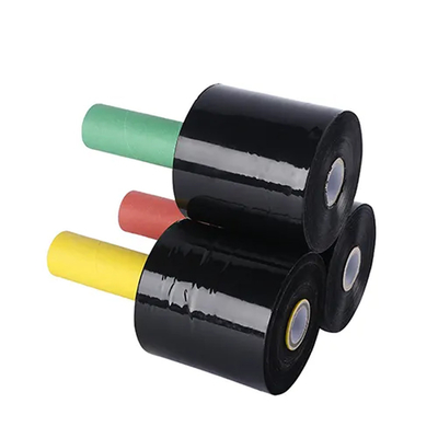 Filme de embalagem preto do envoltório do estiramento de Mini Handheld LLDPE com o distribuidor de gerencio dos punhos para o envoltório das caixas