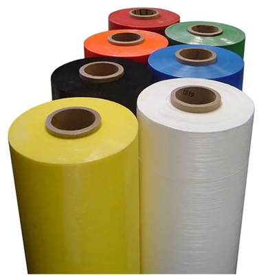 Máquina plástica colorida do rolo enorme de filme de estiramento do envoltório biodegradável da pálete