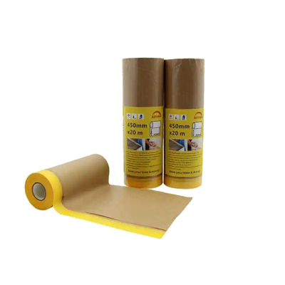 O auto papel de embalagem de pintura biodegradável da tampa gravou pre o filme de papel da máscara do filme para a pintura do carro