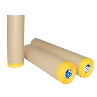 O auto papel de embalagem de pintura biodegradável da tampa gravou pre o filme de papel da máscara do filme para a pintura do carro