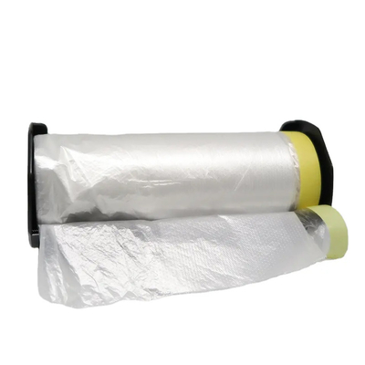 Os pintores do PE gravaram pre o Masker descartável dobrado filme de máscara da mão da proteção para a pintura