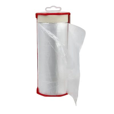 Os pintores do PE gravaram pre o Masker descartável dobrado filme de máscara da mão da proteção para a pintura