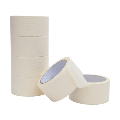Fita de mascaramento do papel crepom da resistência 60℃ da temperatura que pinta o filme de máscara gravado