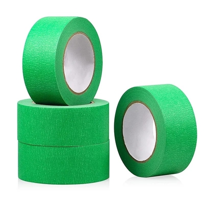 Fita de papel automotivo colorida de máscara do crepe de alta temperatura nenhum resíduo da colagem