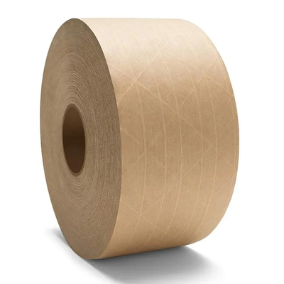 A água molhada reforçada amigável da fita do papel de embalagem de Eco ativou fita de papel gomada