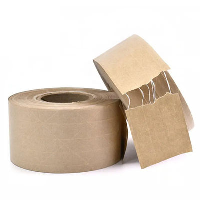A água reforçada da fita da selagem do papel de embalagem ativou a fita impressa feita sob encomenda de Kraft