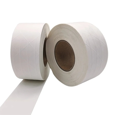 A água molhada de papel reforçada branca da fita de máscara de Brown ativou a fita de papel amigável de Eco