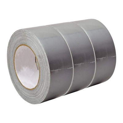 Prata impermeável de borracha sintética resistente Duck Cloth Tape For Carpet da fita do Gaffer da tela