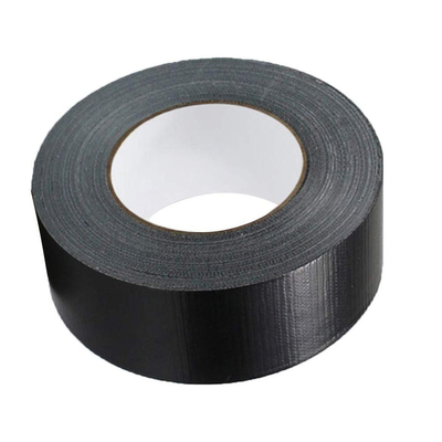 Viscosidade alta da fita adesiva preta resistente de pano nenhum resíduo Matte Non Reflective