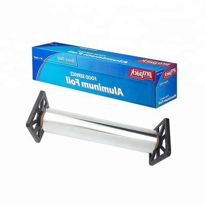 Alimento que coze o rolo de papel resistente da folha de alumínio com cortador do Sawtooth