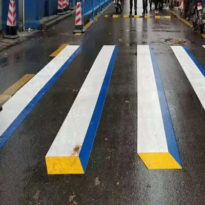 Fita reflexiva de superfície lisa do pavimento da anti fita termoplástico da marcação de estrada da mancha