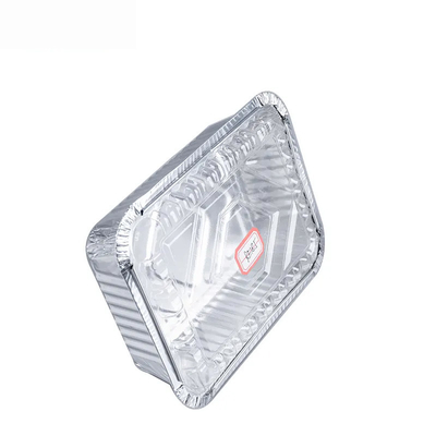 Folha de alumínio Tray With Lid de acondicionamento de alimentos afastados dos recipientes de alimento da folha de alumínio de produto comestível