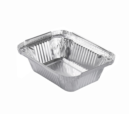 o alumínio 260ml pequeno leva embora os recipientes que cozem o alimento descartável Tray With Lid da folha de alumínio