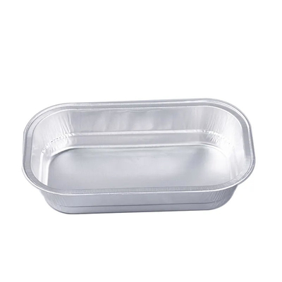 caçarola de alumínio Pan With Lid da linha aérea do avião dos recipientes de alimento da folha 320ml de alumínio