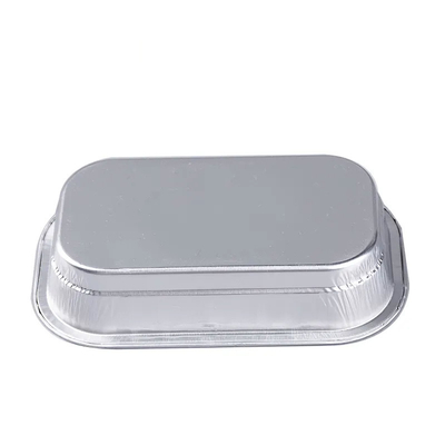 caçarola de alumínio Pan With Lid da linha aérea do avião dos recipientes de alimento da folha 320ml de alumínio