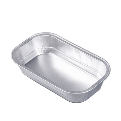 caçarola de alumínio Pan With Lid da linha aérea do avião dos recipientes de alimento da folha 320ml de alumínio