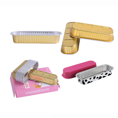 200ml Mini Loaf Aluminium Takeaway Box que coze grandes recipientes da folha